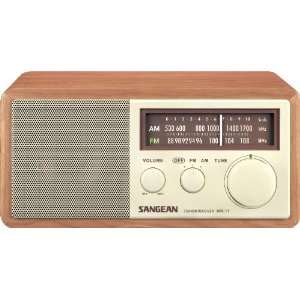  Sangean WR 11 AM/FM Analog Table Top Radio with LED 