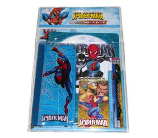MARVEL Spiderman 11pc Stationary Study Kit Gift Set NIP  
