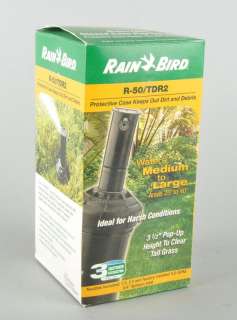 RAIN BIRD Turf Bird Pop Up Sprinkler Closed Case R 50/TDR2 Waters 25 
