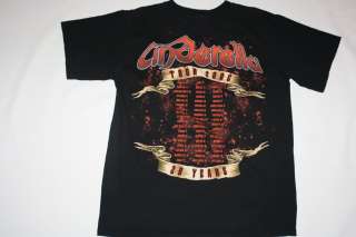 2006 Cinderella Hair Metal Rock Concert Tee T Shirt Med  