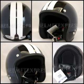 Vespa Helmet Motorcycle Harley SCOOTER bike OPEN FACE  