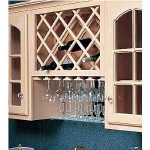   Premium Wine Lattice, 23 in. W x 29 in. H, Red Oak