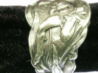 Saart INDIAN BRAVE Sterling Silver Spoon Ring WOW  