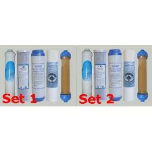  New 2set 10ps Reverse Osmosis RO+DI Replacement Filters#22 