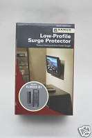 NEW Sanus Low Profile Surge Protector ELM202 B1 6 SWIVEL OUTLET 15A UL 