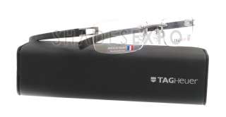 NEW TAG Heuer Eyeglasses TH 7643 BLACK 011 TAG TRACK  