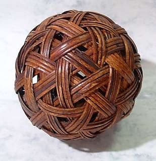 Rattan Ball Takraw Thai Kick Volleyball Antique Style  