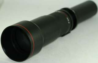   mm F 8.0~ 16 High Definition Super Telephoto Lens With 2X Converter