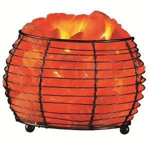  Fancy Basket Salt Lamp (Round) 