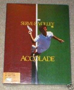 Serve & Volley Tennis for Commodore 64 128 NEW SEALED  