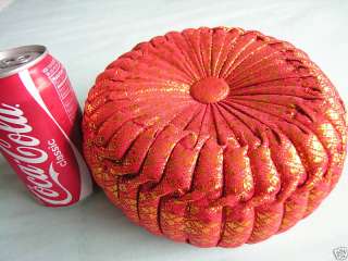 ORANGE THAI ISAN TRADITIONAL PUMPKIN PILLOW CUSHION  