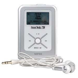   SanDisk Sansa E140 Digital Audio Player (White)  Players