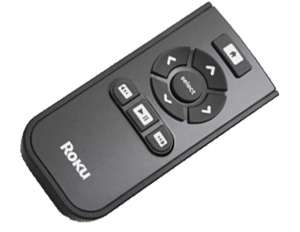 The Roku player is easily controlled using the handy included remote 