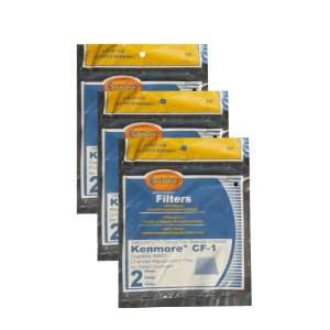  (6) Kenmore  Progressive Foam Filter CF1, Progressive 