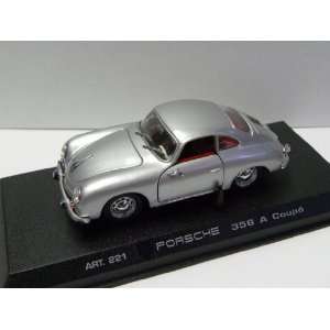  1/43 Scale Detail Car Porsche 356A Coupe in Silver Toys 