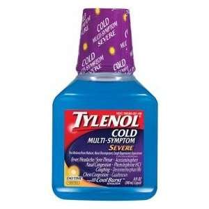  Tylenol Multi Symptom Severe Cold Daytime Liquid Coolburst 