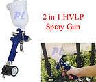 in 1 HVLP Auto Gravity Spray Gun Kit Paint Base Top P