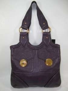 NWT MARC by MARC JACOBS PLUM TOTALLY PUSHLOCK Teri TOTE SATCHEL 