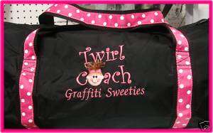 PERSONALIZED BATON TWIRLING/TWIRLER DUFFLE  