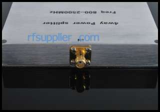 800 2500MHz 4 way Power Divider SMA female connector  