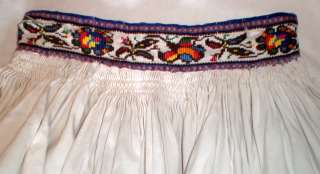Vintage Ukrainian National Clothing Folk Skirt Handmade  