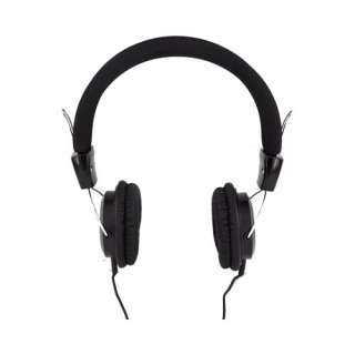 Universal 3.5mm Black Silver Luxmo Platinum Beat Bass Headphones Ear 
