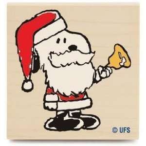  Snoopy Santa (Peanuts)   Rubber Stamps Arts, Crafts 
