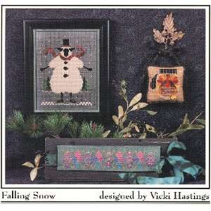  Falling Snow Cross Stitch Pattern Arts, Crafts & Sewing