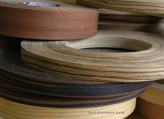 Iron on Edging Real Wood Veneer Edge Banding Tape 22,30 & 50mm  
