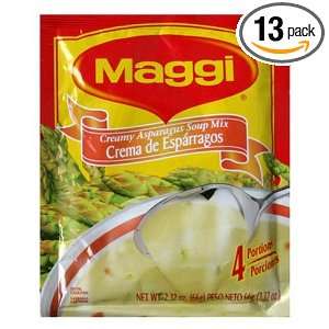 Maggi Cream of Asparagus Soup, 1.98 Ounce (Pack of 13)  