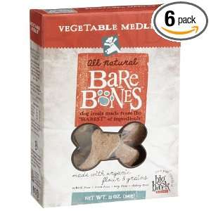 Big Bark Bakery Bare Bones Vegetable Medley Dog Treats, 12 Ounce Boxes 