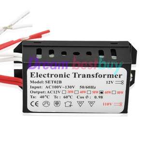 AC 110V to 12V Power Converter Low Voltage Electronic Transformer 