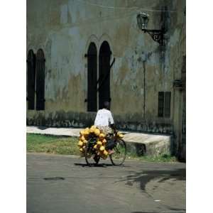  Coconut Seller Riding His Bicycle, Galle, Sri Lanka 