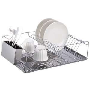  HDS Trading Dish Rack Chrome Tray Stainless Steel Finish 