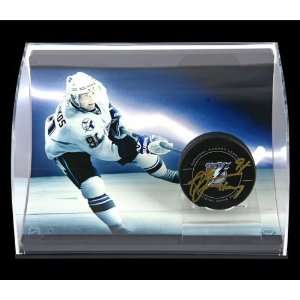  Steven Stamkos Curve Display with Autographed Tampa Bay 