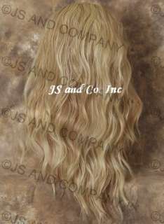 Heat OK Lace Front Wig Long Wavy Pale Blonde Mix  