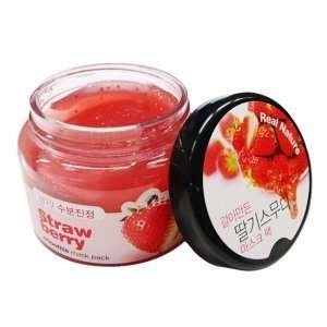   THE FACE SHOP Real Nature Strawberry Smoothie Mask Pack 110ml Beauty