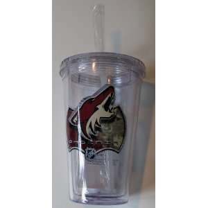  Phoenix Coyotes Double Wall Tumbler with Straw