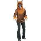 Adult Mens Halloween Brown Werewolf Were Wolf Costume  