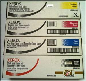 Xerox DocuColor 1632/2240/3535 Set 6R1122 6R1125 CYMK Toner set 