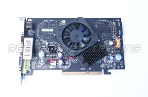 New Dell XFX Nvidia GeForce 7600 GS DDR2 Dual View HDTV DVI AGP 256MB 