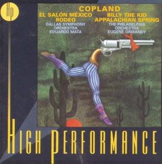 Copland Appalachian Spring, Billy the Kid Suite, etc.