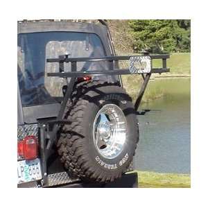   832 Universal Adventure Rack with Swing Away Tire Carrier for Jeep CJ7