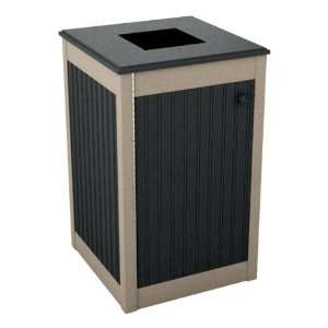  Deluxe Top Load Waste Receptacle with Bead Board Style 