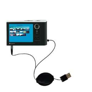  Retractable USB Cable for the Toshiba Gigabeat S MEV30K 