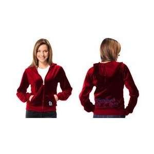 St. Louis Cardinals Womens Velour Hoody touch(tm) by Alyssa Milano 