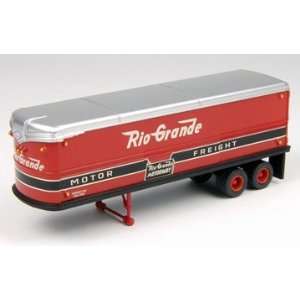  HO 32 Aerovan Trailer, D&RGW (2) Toys & Games