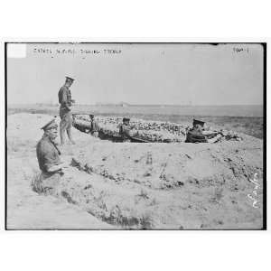  Cadets N.M. M.I. digging trench