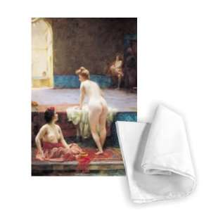  The Turkish Bath, 1896 (oil on canvas) by   Tea Towel 