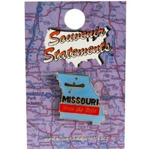  382165   Missouri Lapel Pin State Map Case Pack 96 Sports 